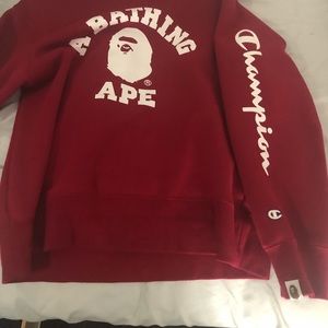 BAPE x Champion men’s sweat shirt